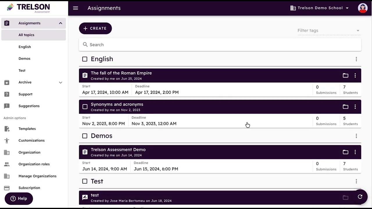 How to organize your teacher view using topics and tags