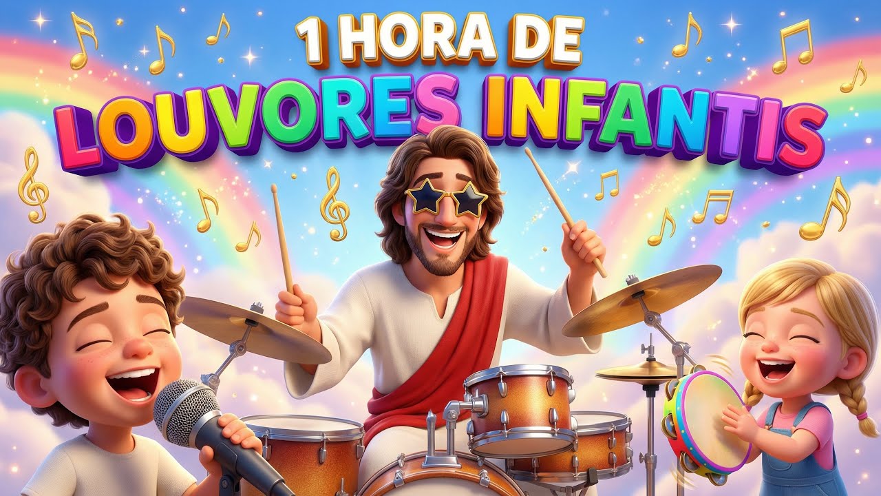 ✨1 HORA DE DESENHO INFANTIL: As melhores musicas infantis cristã  (Sem Parar)
