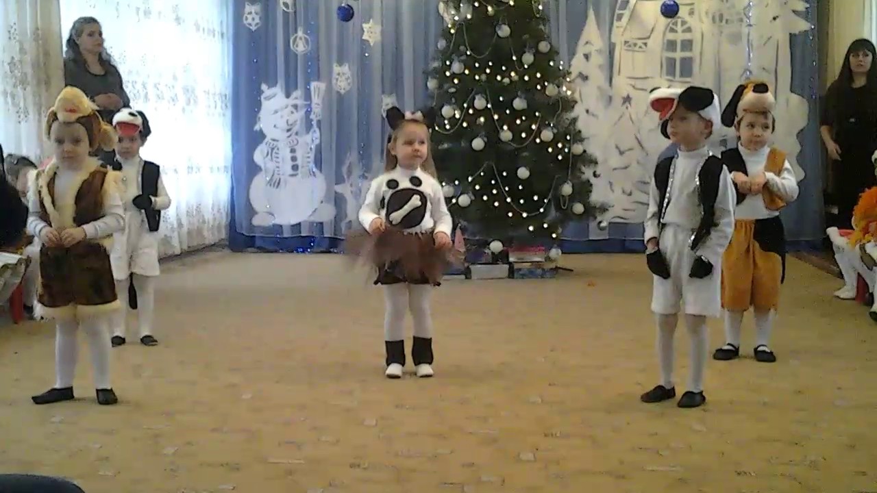 Танец собачек. 27.12.2016