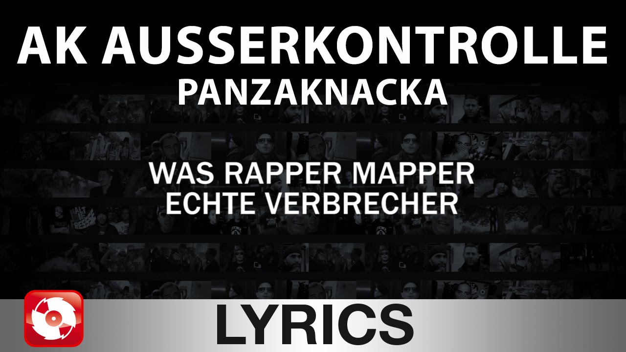 AK AUSSERKONTROLLE - PANZAKNACKA AGGROTV LYRICS KARAOKE (OFFICIAL VERSION)
