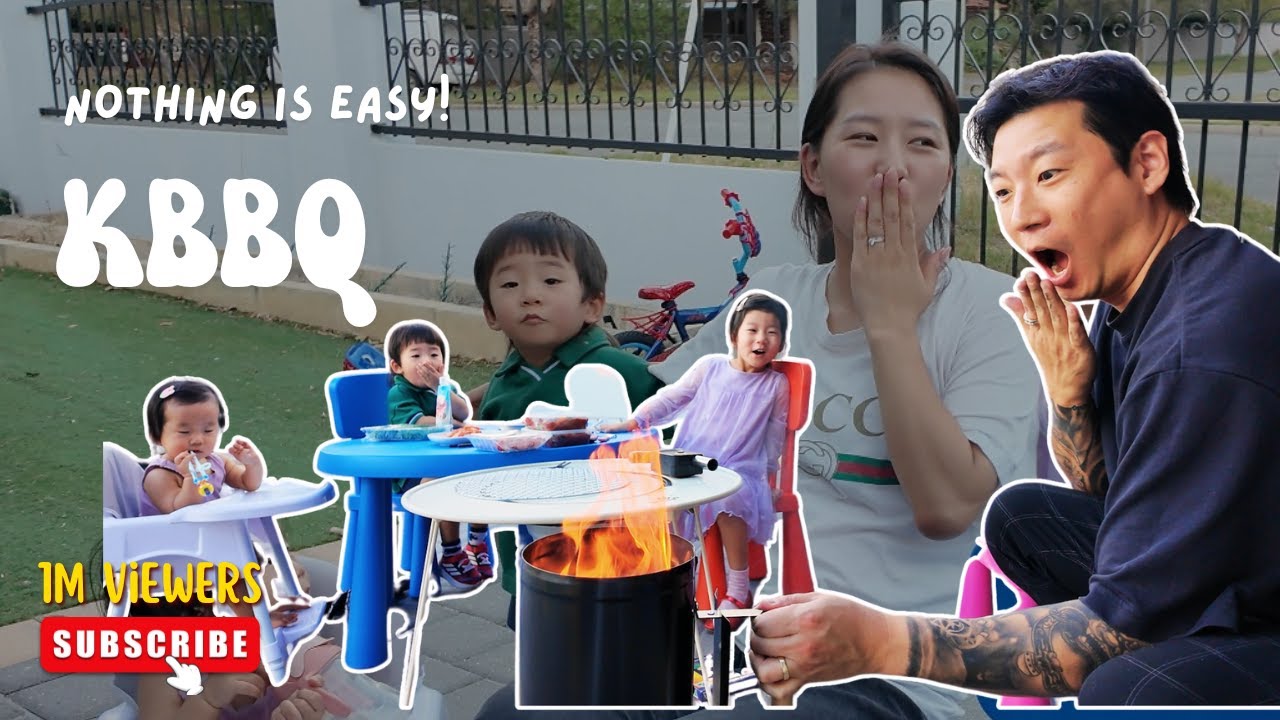 Korean-Bhutanese Family | DIY Korean BBQ Night @ HOME🍖👨‍👩‍👧‍👦
