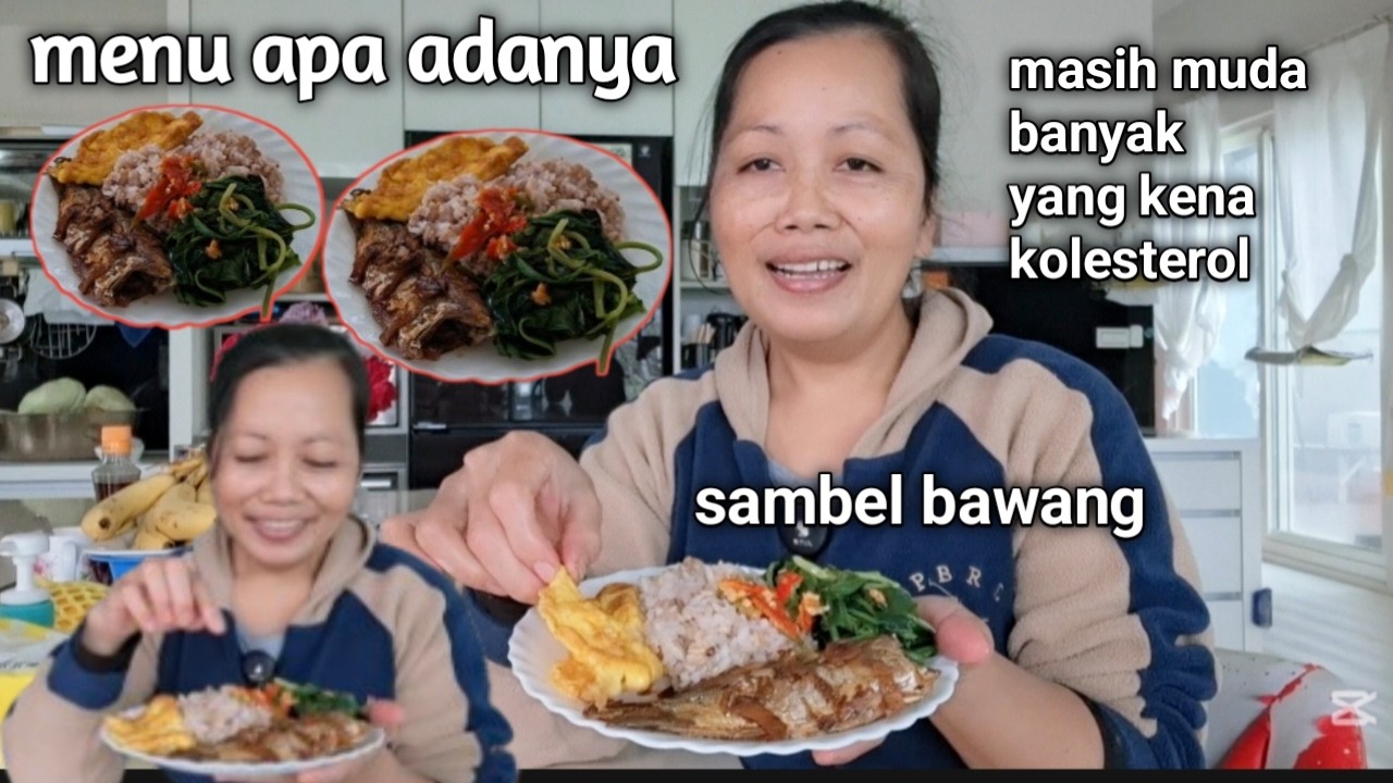 #menu apa adanya⁉️sambel bawang dan teman temannya  #tkwtaiwan