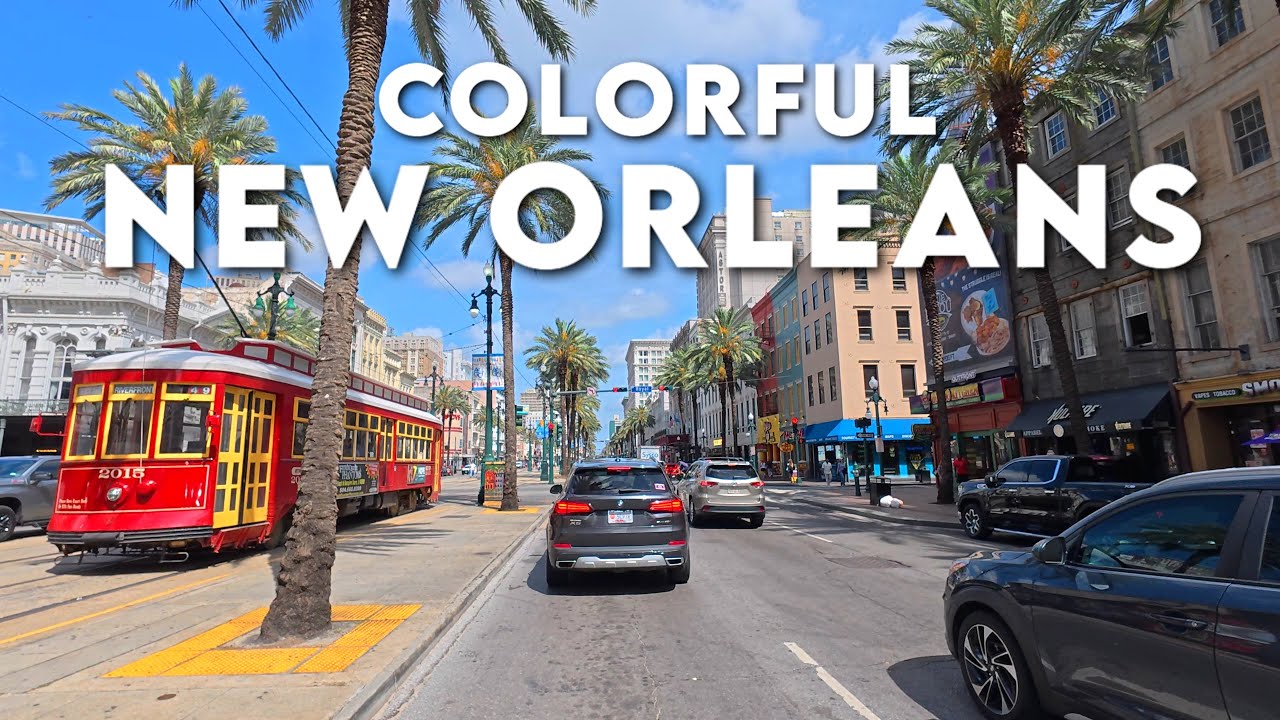New Orleans Cinematic Drive 4K
