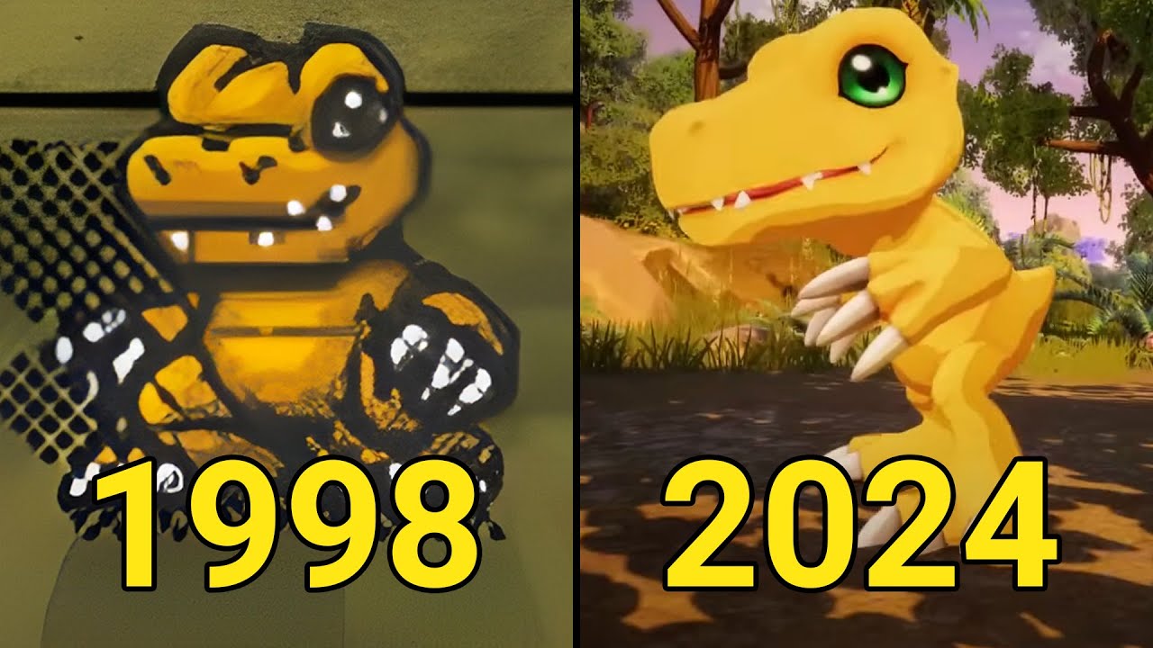 Evolution of Digimon Games (1998-2024)