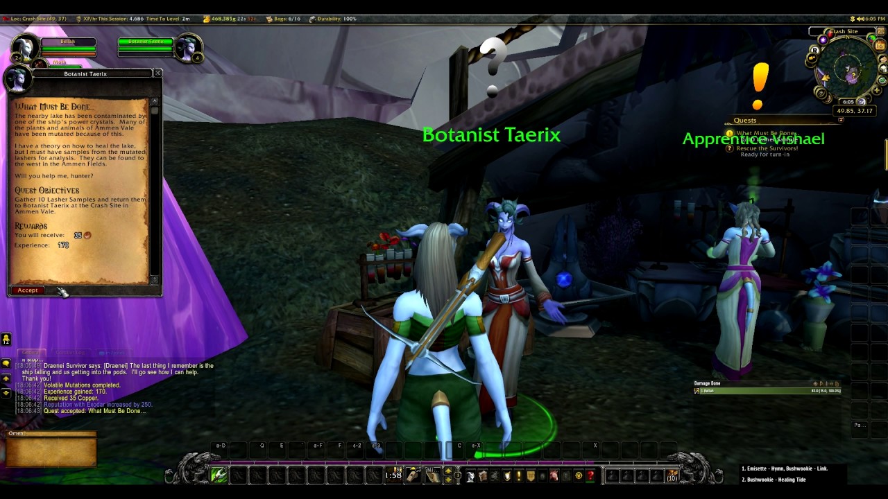 Let's Play Draenei Hunter Ep 1