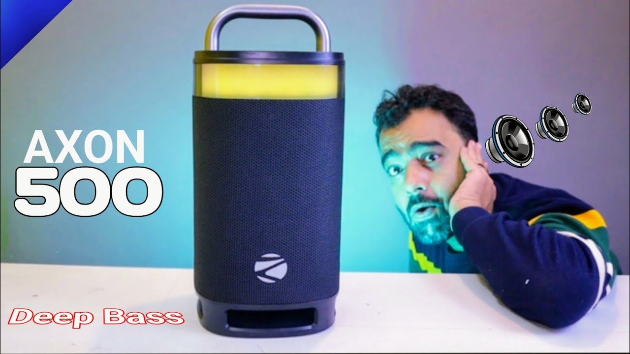 Zebronics Axon 500 – The Portable Speaker BEAST!🎶 100W Power + RGB Lights! Axon 500 Full Review
