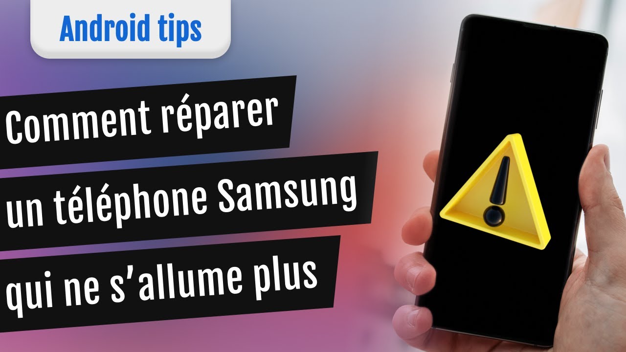 Comment allumer un téléphone Samsung qui ne s’allume plus (écran noir)