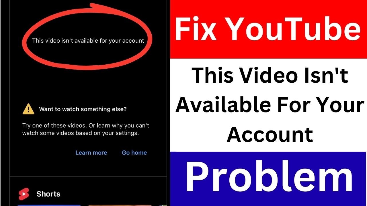 Как исправить ошибку &laquo;Это видео недоступно для вашей учетной записи&raquo; на YouTube