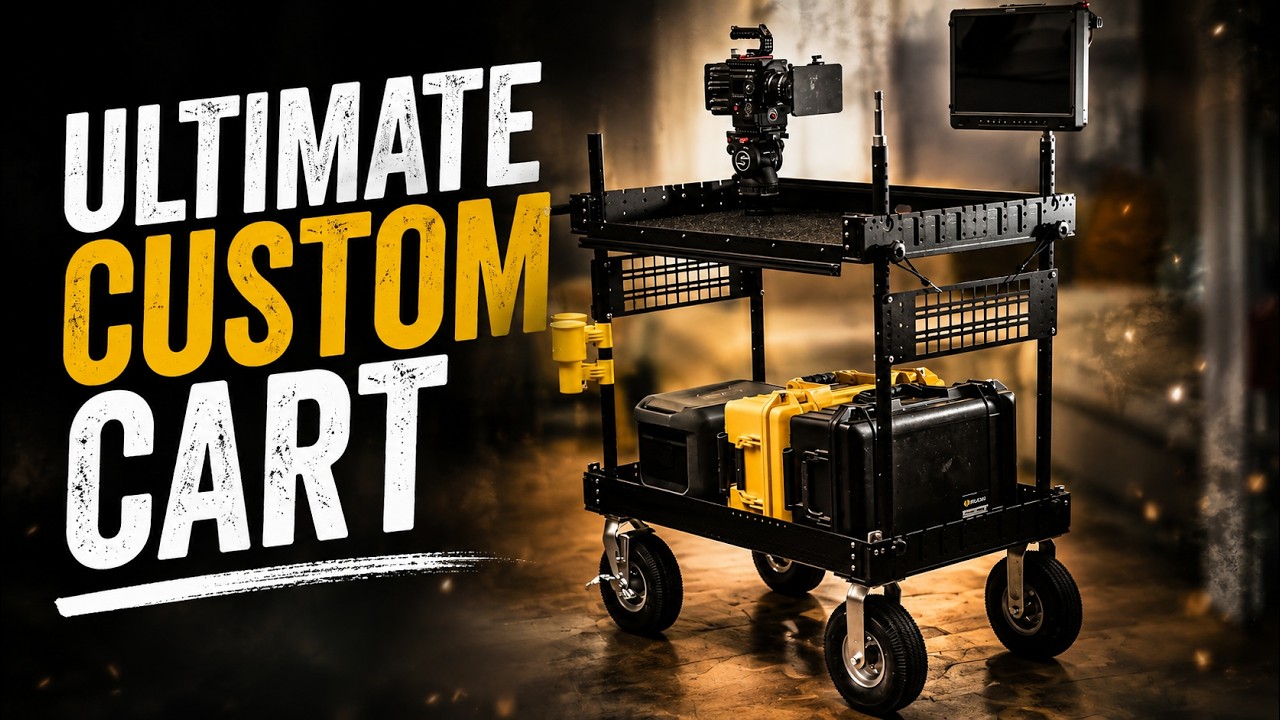 Designing a Video Production Cart for Lightning Fast Setup