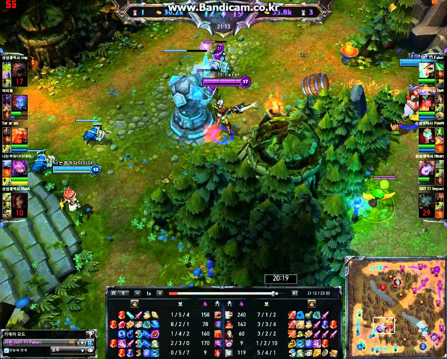 생존왕 페이커 역관광까지 (faker insane riven play)