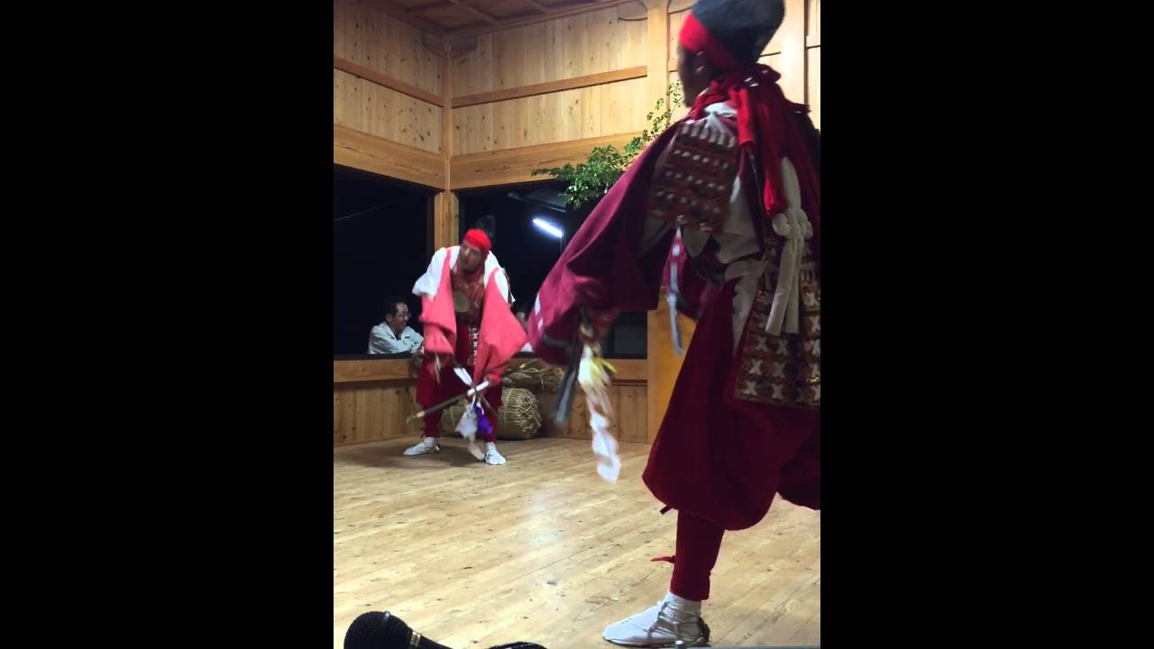 柴山神楽 返矢