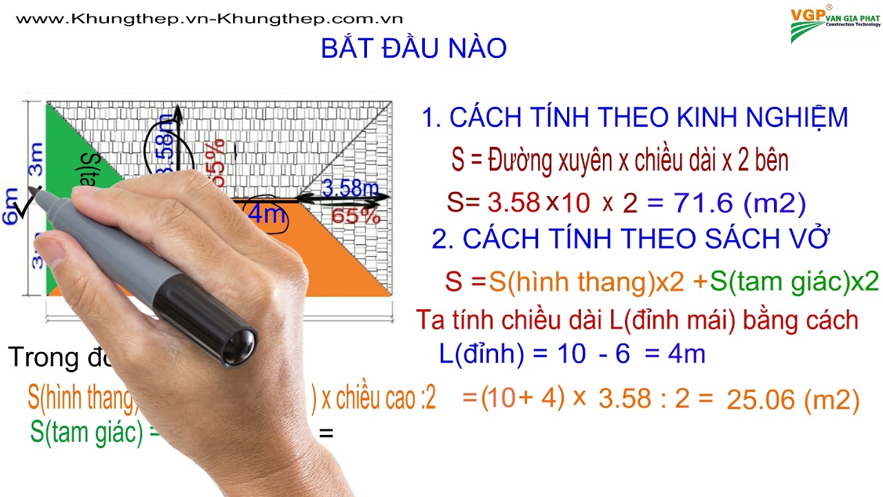 Tính số lượng Ngói nhanh và Chính xác - P2