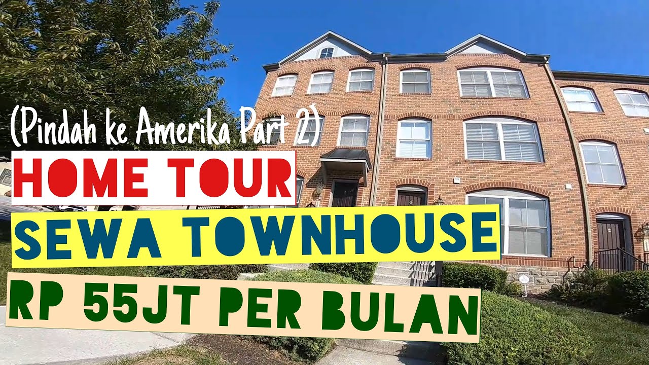 Home Tour - Sewa Townhouse Rp 55jt per Bulan