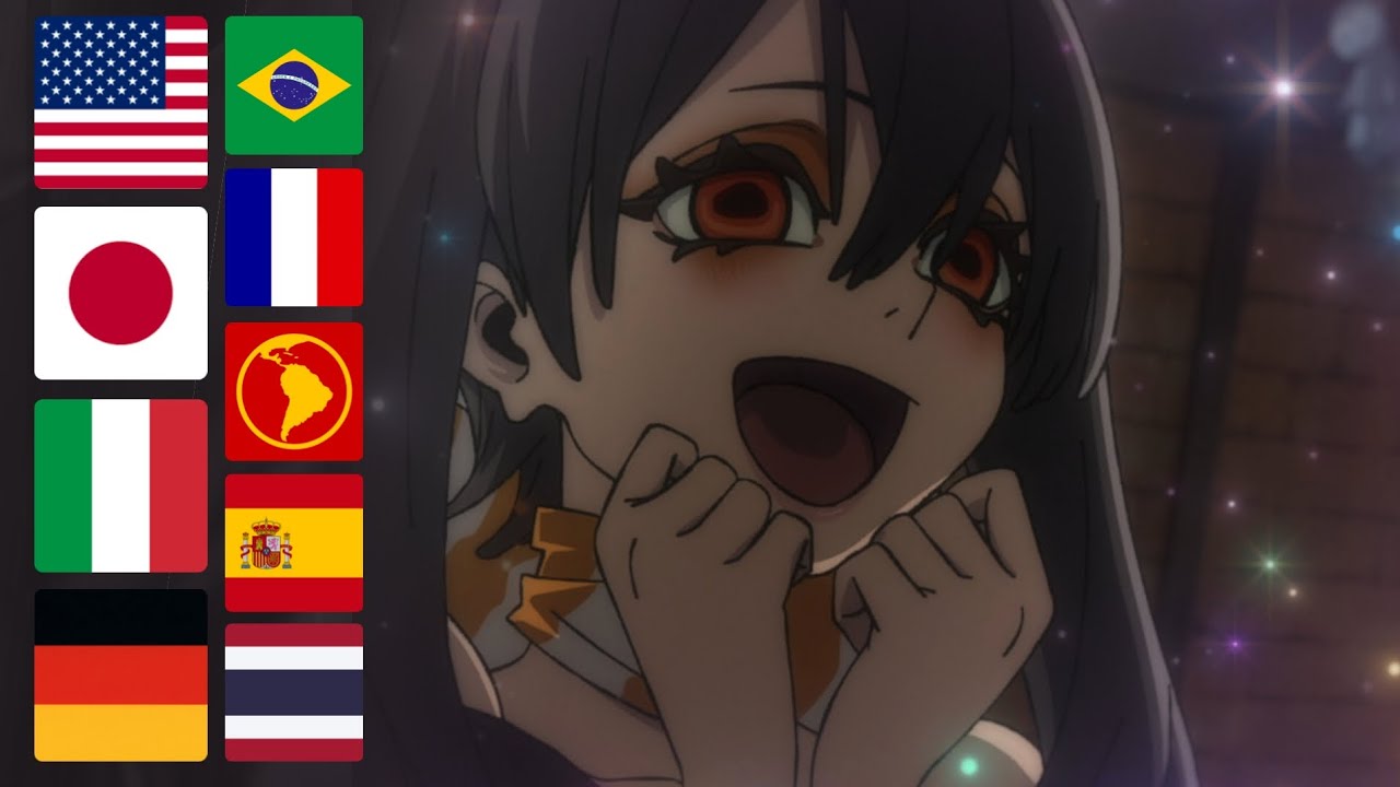 'Amo Empool' Voice Comparison - GACHIAKUTA in different LANGUAGES