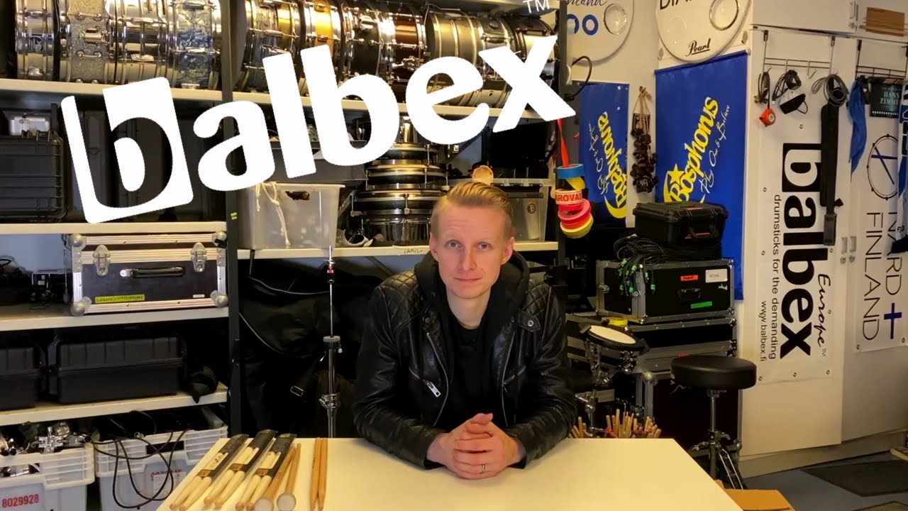 Työvälineinä BALBEX-rumpukapulat