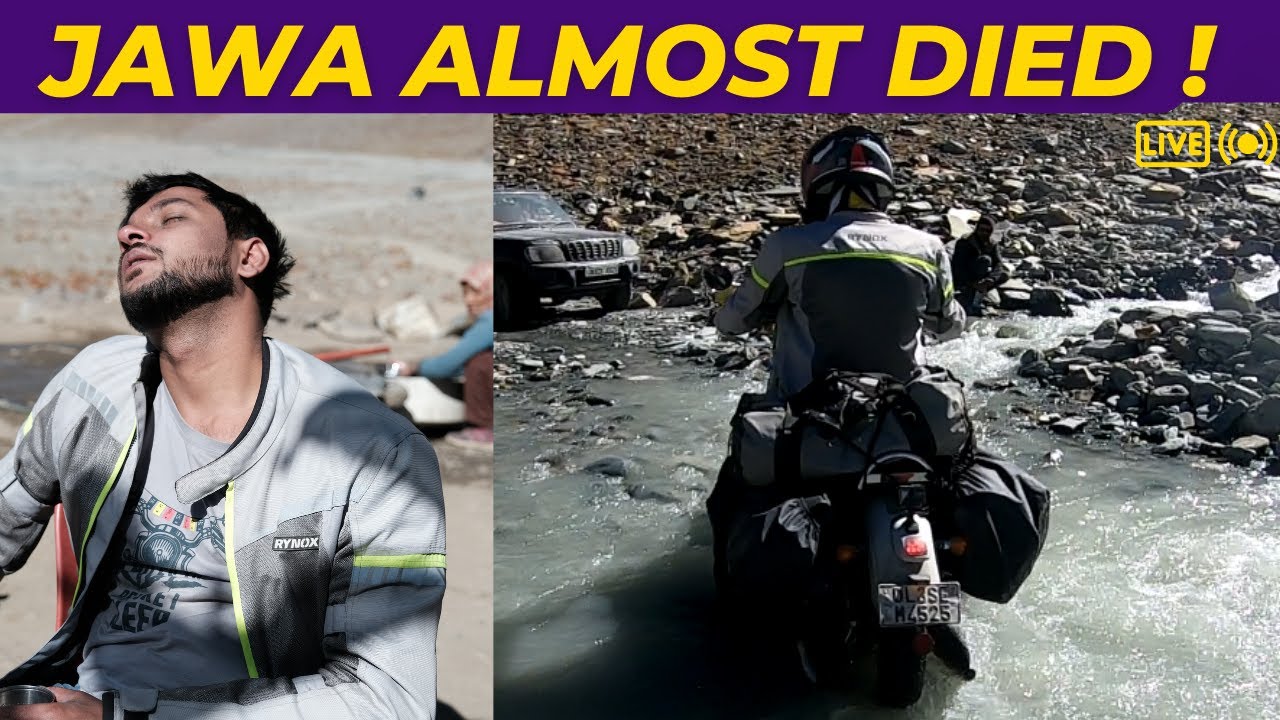 Jawa ki halat kharab in Zanskar ! Almost cancel karwa di thi trip ! #jawa #dominar400 #zanskar