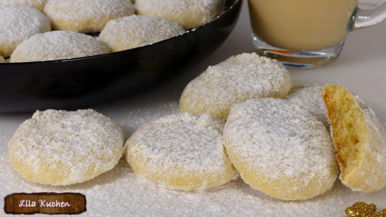 Wie backt man mürbe Plätzchen Ohne Eier, wenig Zutaten | Buttergebäck wie von Oma | Butterhupferl