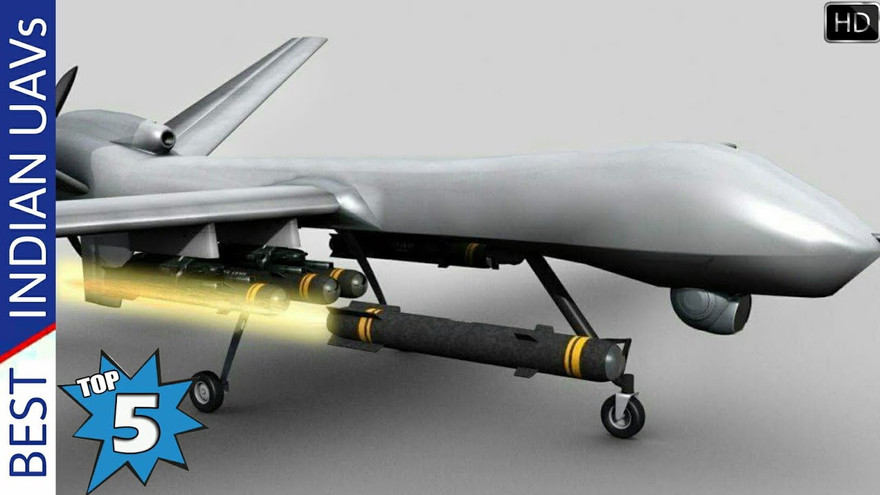 Top 5 Unmanned Aerial Vehicle Used By Indian Armed Forces - Best Indian Drones/UAVs (Hindi)