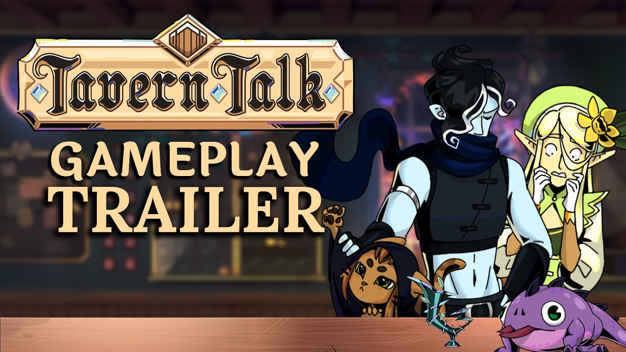 Tavern Talk - Official Gameplay Trailer  | #indiegame #cozygame #visualnovel