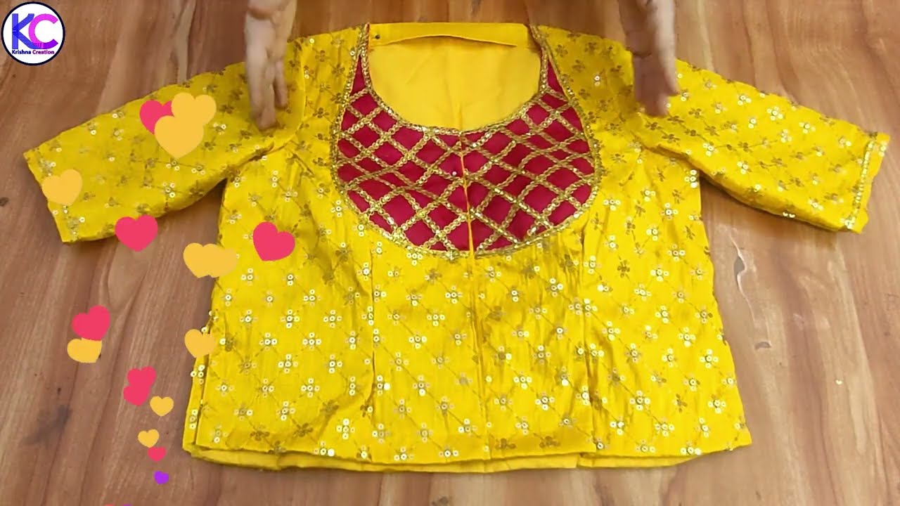Long Blouse || Rajasthani Blouse || Designer Blouse ||Krishna Creation