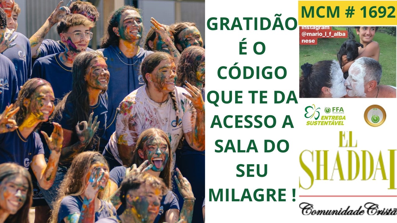 Gratidão este é O MCM!
