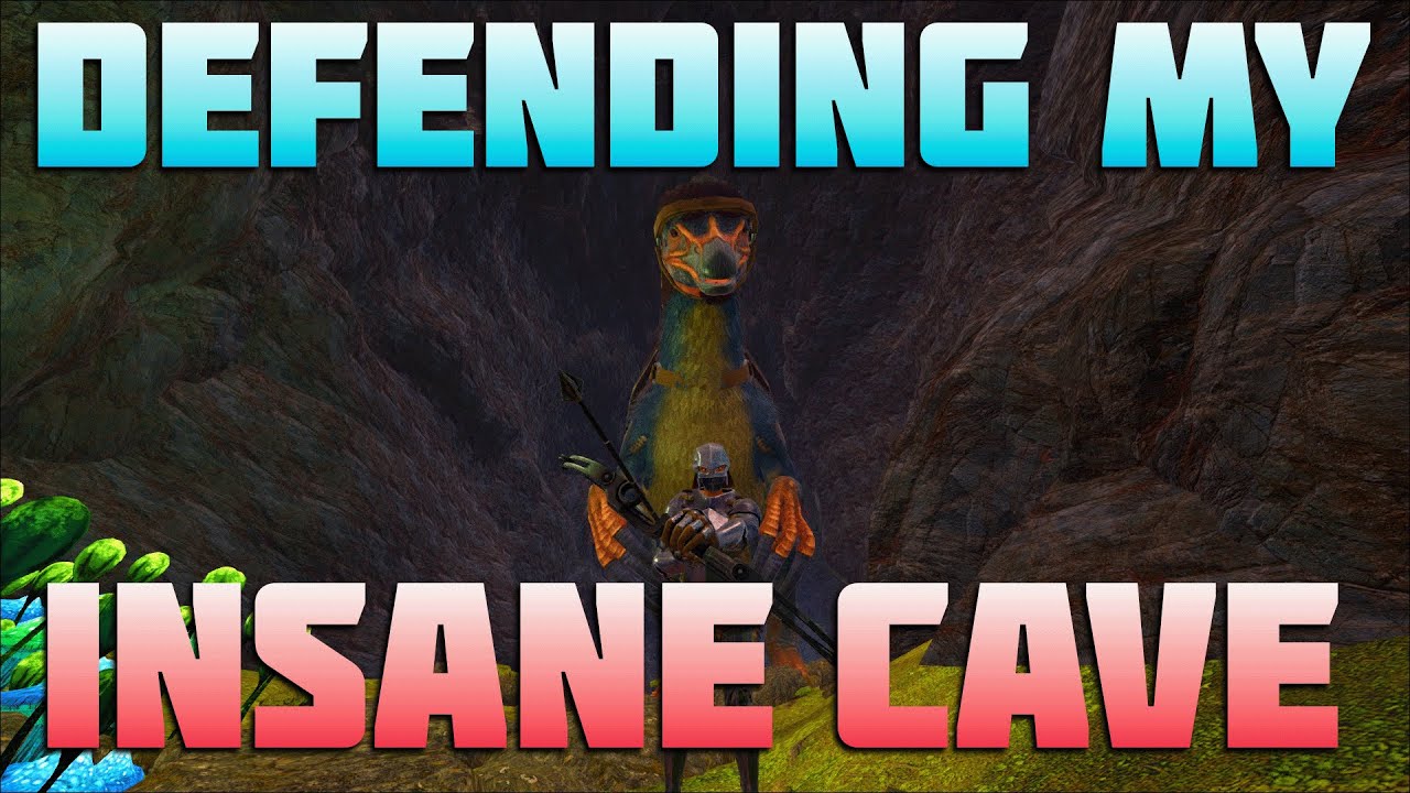 How We Defended Our INSANE CUSTOM CAVE From The ALPHAS! Ark: 4Man PvP Episode 12