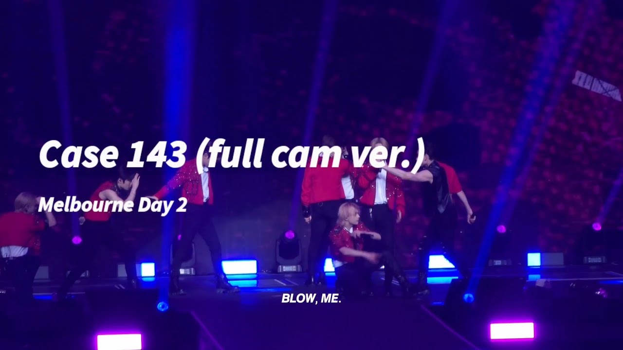 230218 Stray Kids - Case 143 (2nd World Tour MANIAC in Melbourne Day 2) | full cam