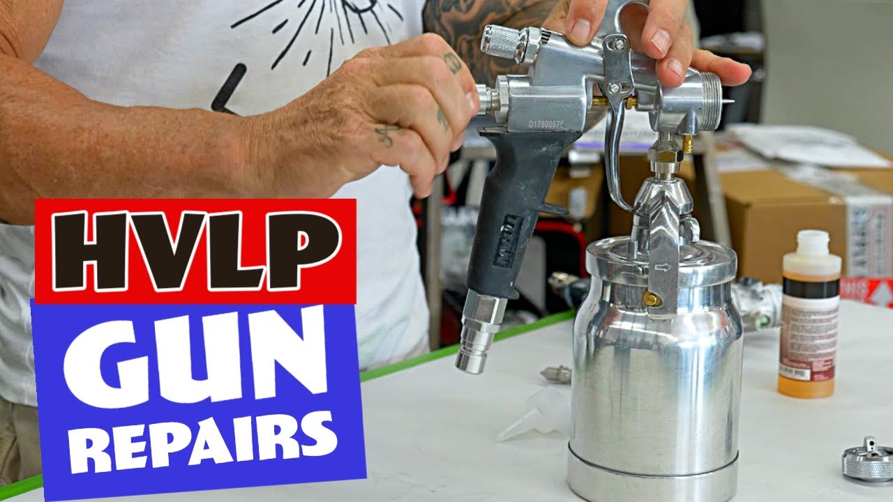 HVLP Gun Repair Tip.  Repacking A Maxum Spray Gun.