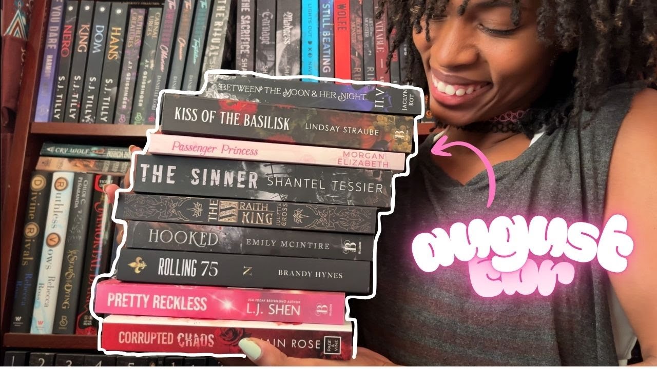 August TBR | Physical Books & Kindle | Fantasy, Dark Romance & Romcoms