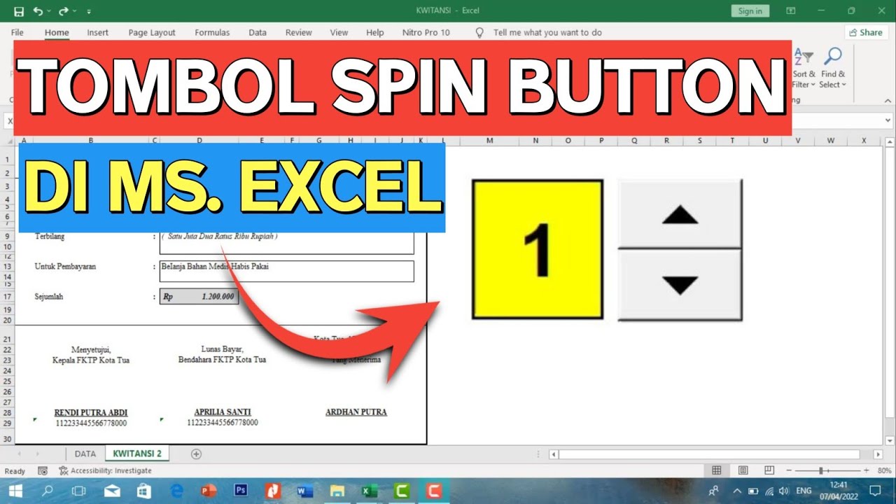 Как создать кнопки «Вверх» и «Вниз» в Excel
