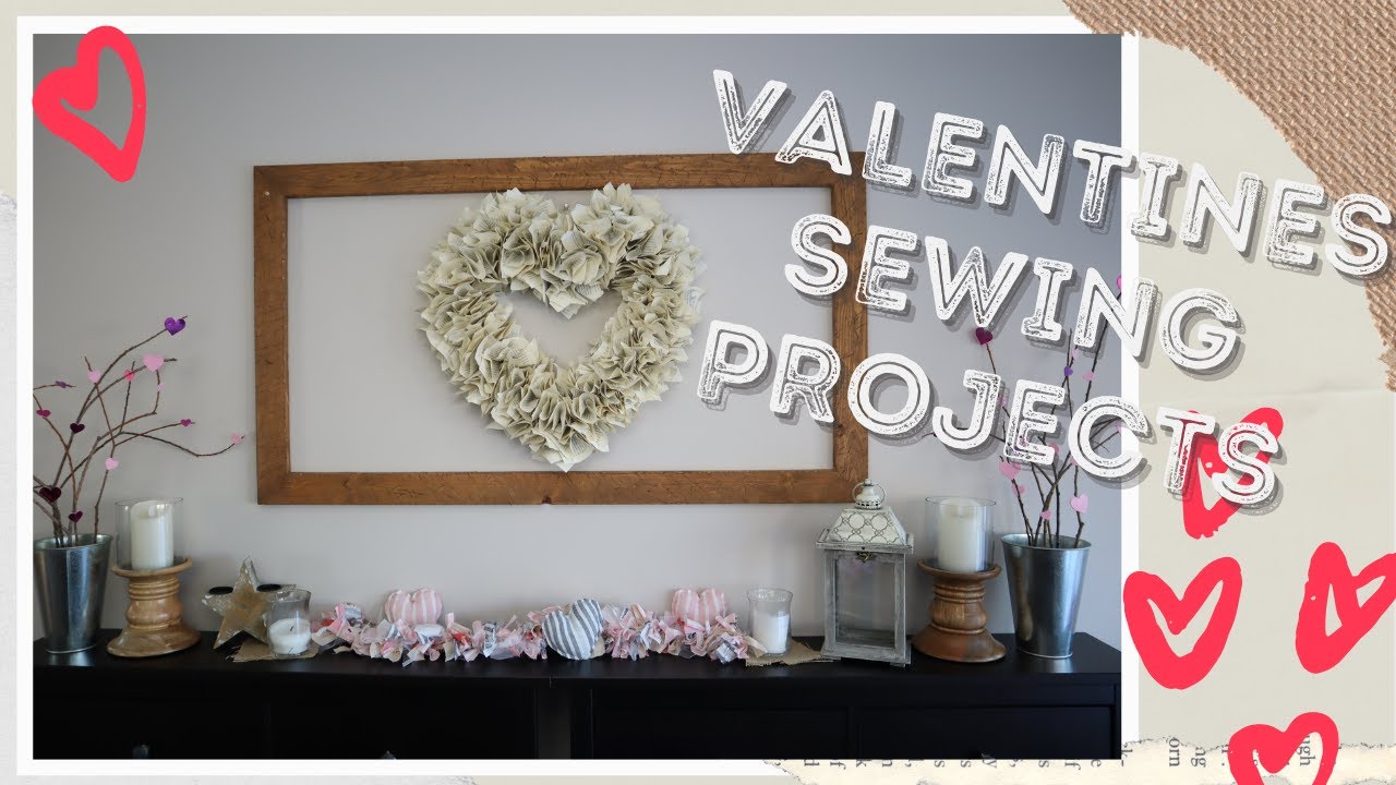 Valentines Sewing Projects for Scrap Fabrics | Papercrafts | Sew Many Things