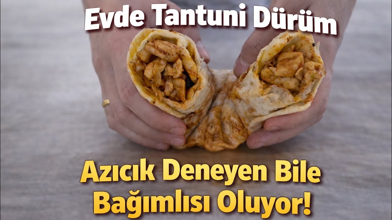 Evde Tantuni Dürüm | Bu Dürüm Gerçekten Bağımlılık Yapıyor 🤯