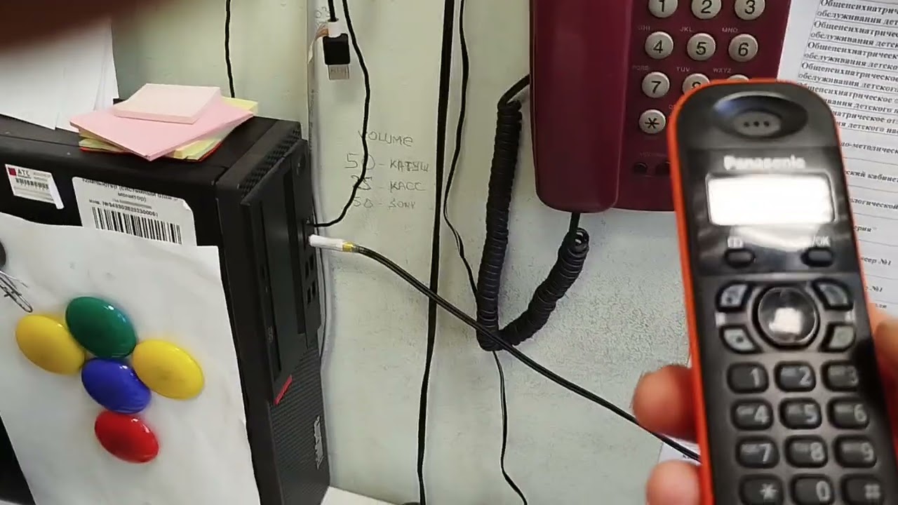 Автоответчик Panasonic Easa-Phone KX-T1000B,  кассетный!)