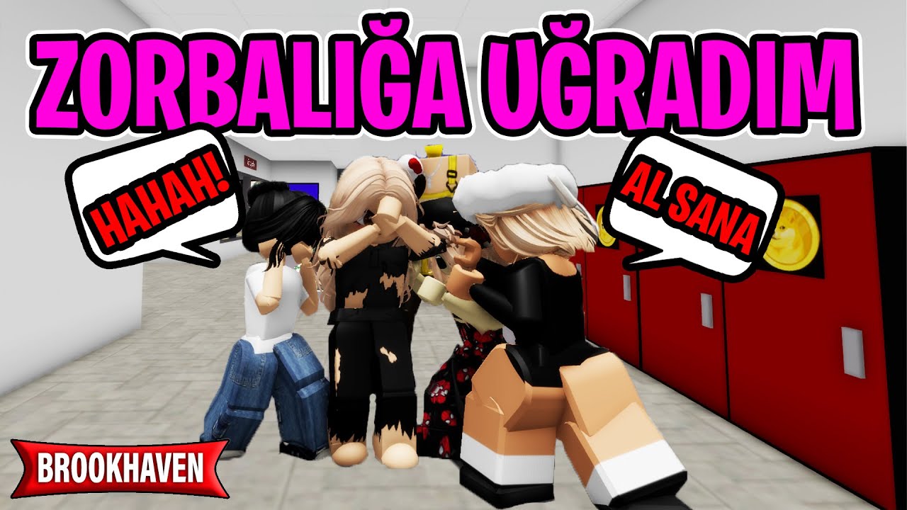 ZORBALIĞA UĞRADIM ( İNTİKAM ALDIM ) ROBLOX BROOKHAVEN RP #roblox #brookhaven #rp