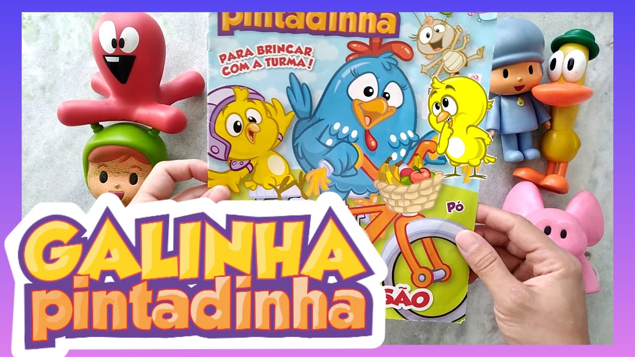Livro de atividades coloridas e divertidas da GALINHA PINTADINHA | Com Pocoyo e C&A