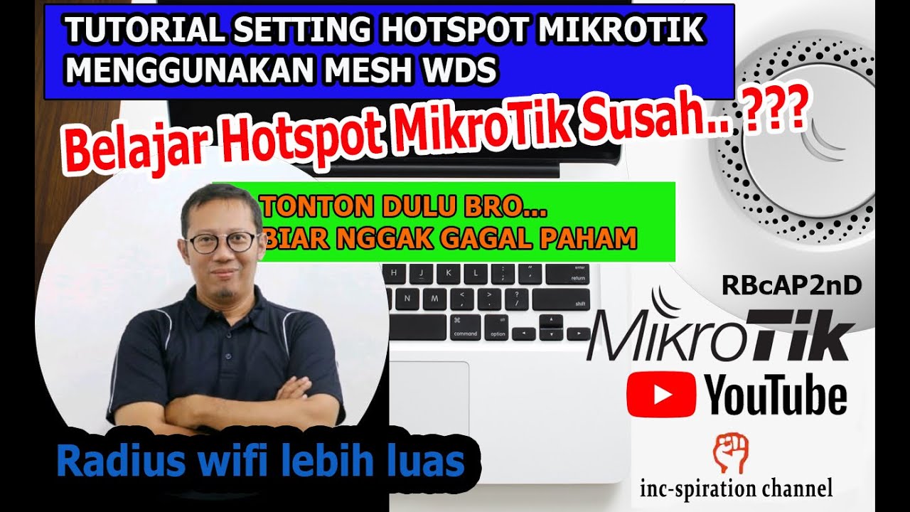 Cara membuat hotspot Mikrotik dengan metode Mesh WDS