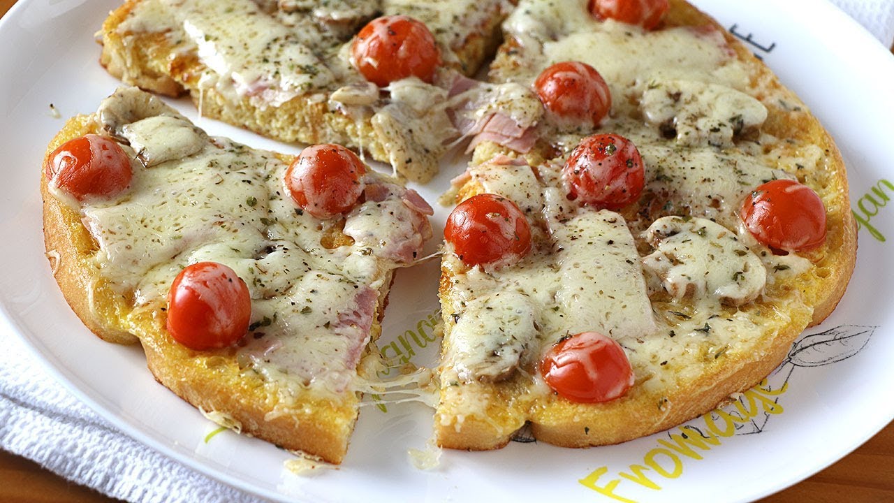 NO ES PIZZA. Delicioso desayuno en 10 minutos! Solo necesitas la sart&eacute;n y pocos ingredientes