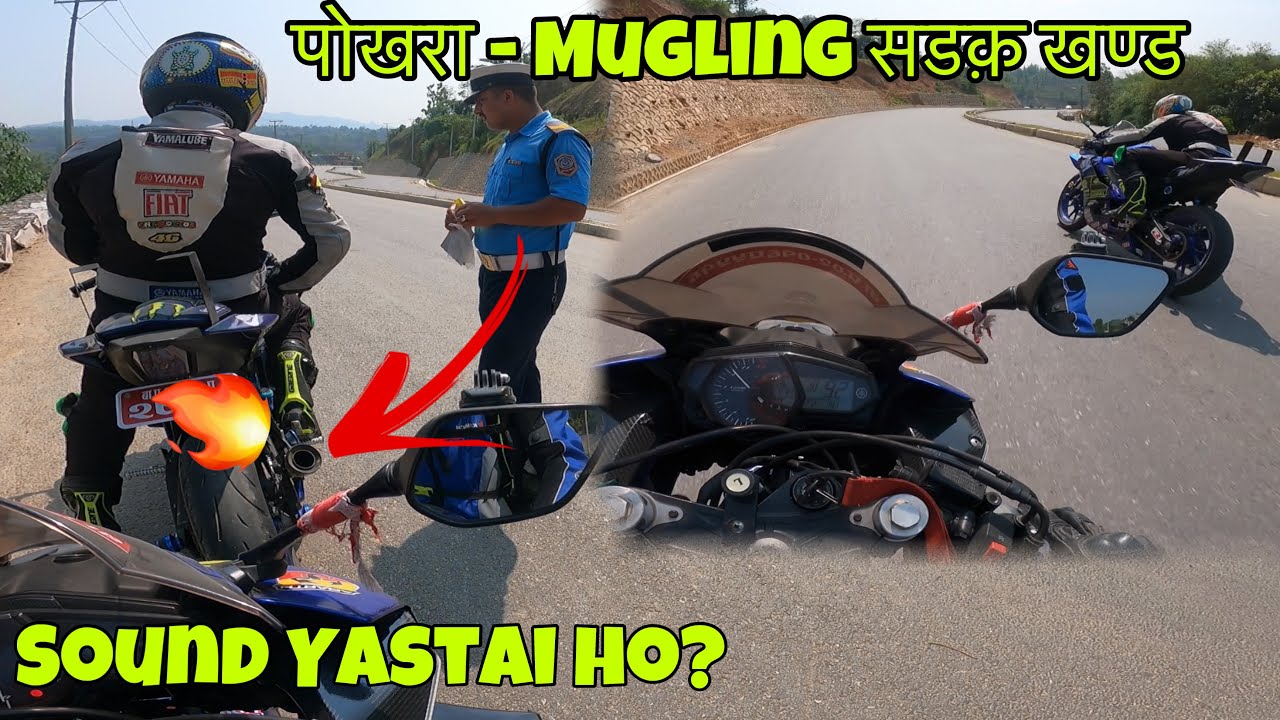 Saturday Ride Jada yasto vayo😱 Aba Yamaha R6 yo Road ma Kudaune ho🤣