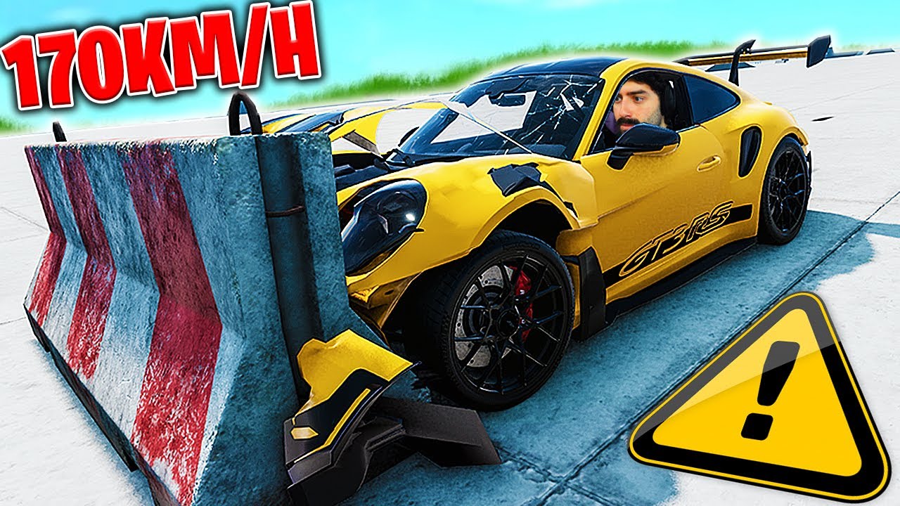 INCIDENTE a 170km/h... SIMULATORE di INCIDENTI STRADALI 😱 CRASH TEST BEAMNG