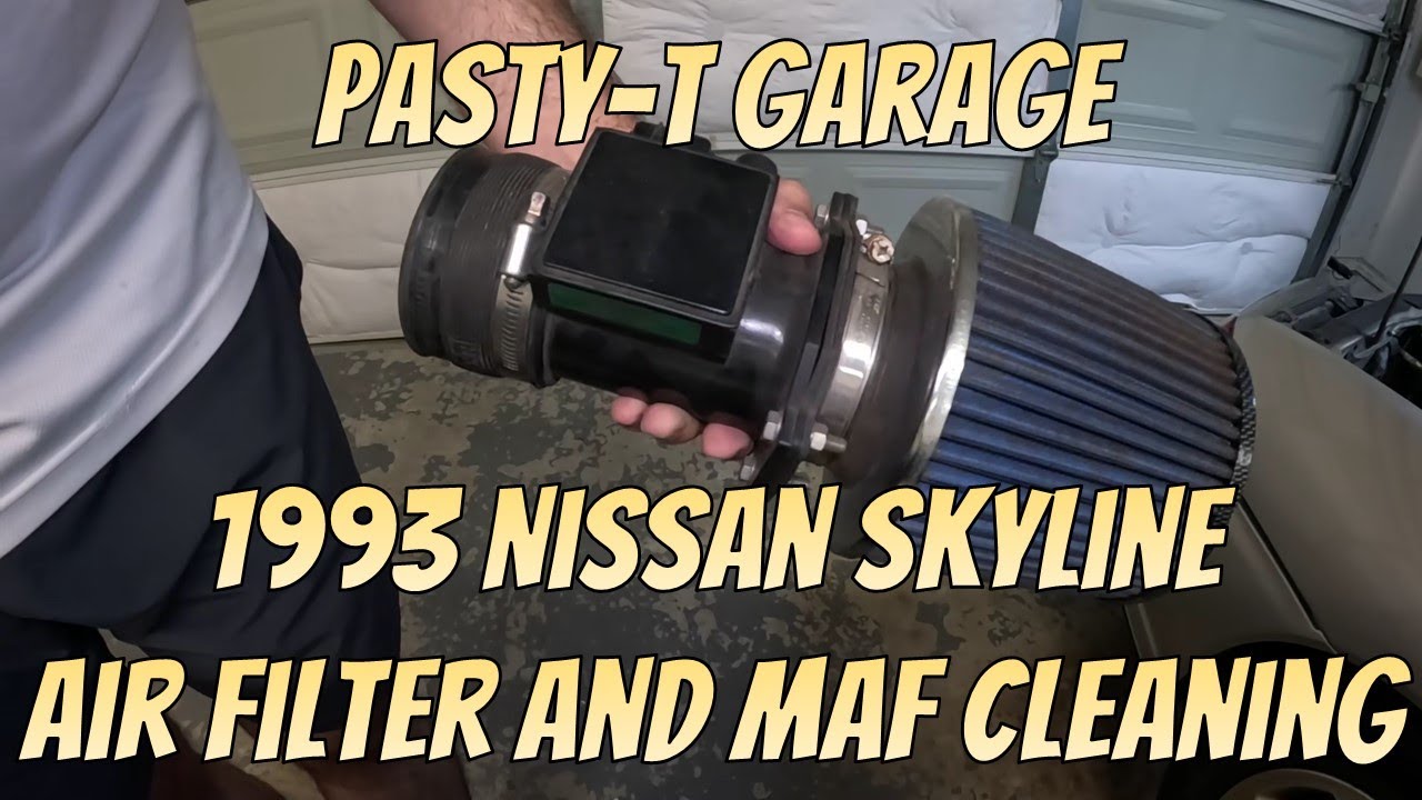 How to Clean the MAF and Air Filter on a RB20DET - 1993 Nissan Skyline - How-To - Pasty-T Garage