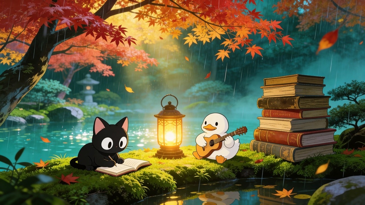 You’re doing more than you think. 🍂 Cozy Autumn Rain Lo-fi for Study, Focus