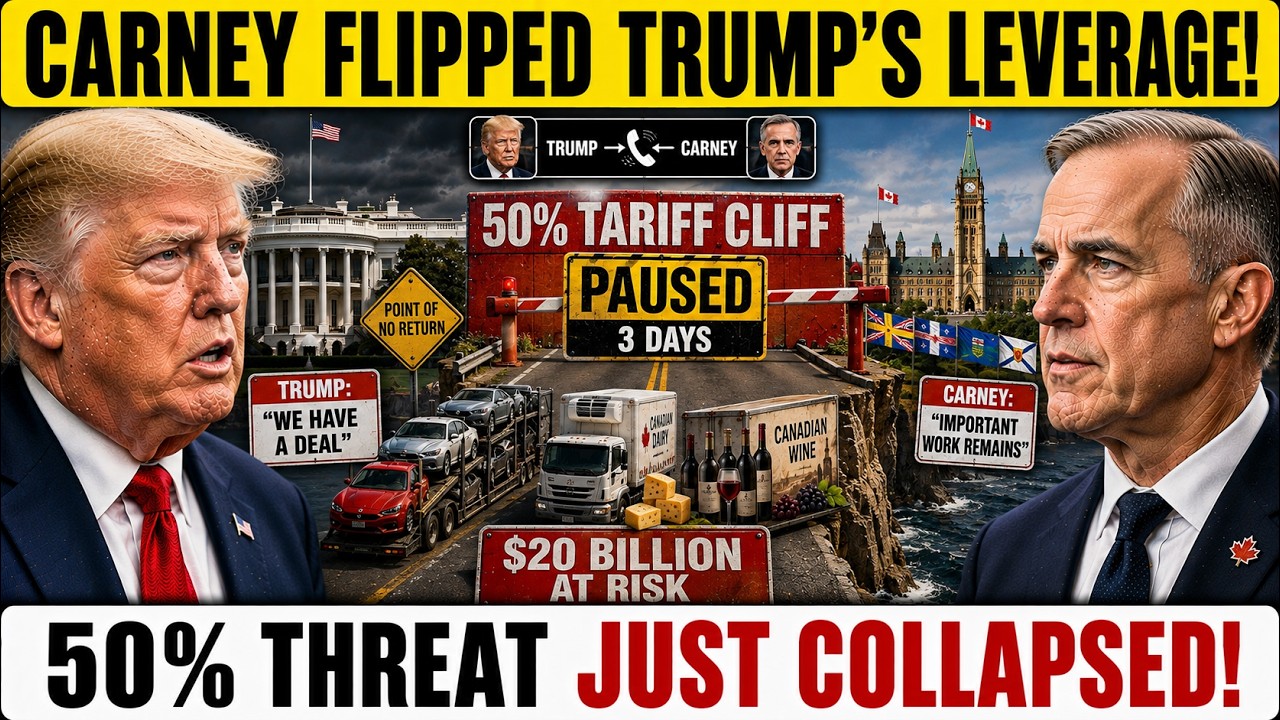 Carney Just FLIPPED the Negotiation &mdash; Trump's 50% Tariff Threat Loses Its Power