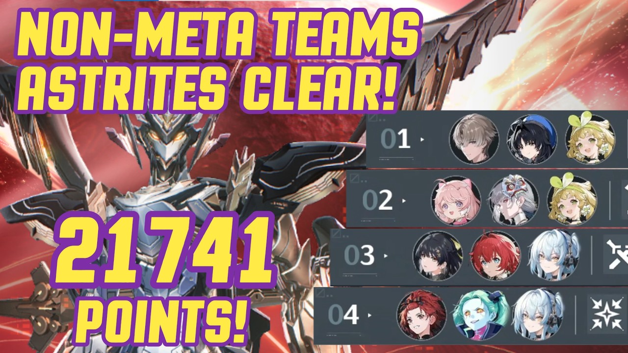 FULL ASTRITES CLEAR WITH NON-META CHARACTERS! 3.4 ENDSTATE MATRIX
