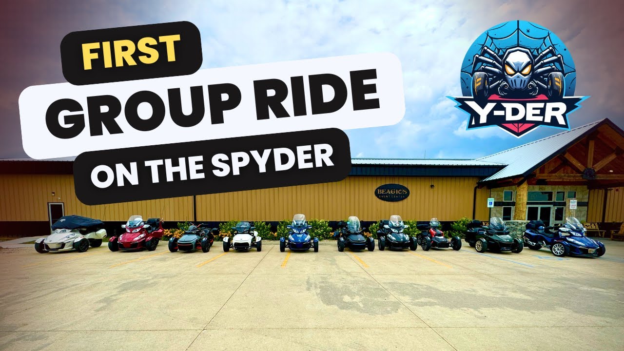 First Group Ride on the Repaired Can-Am Spyder RT