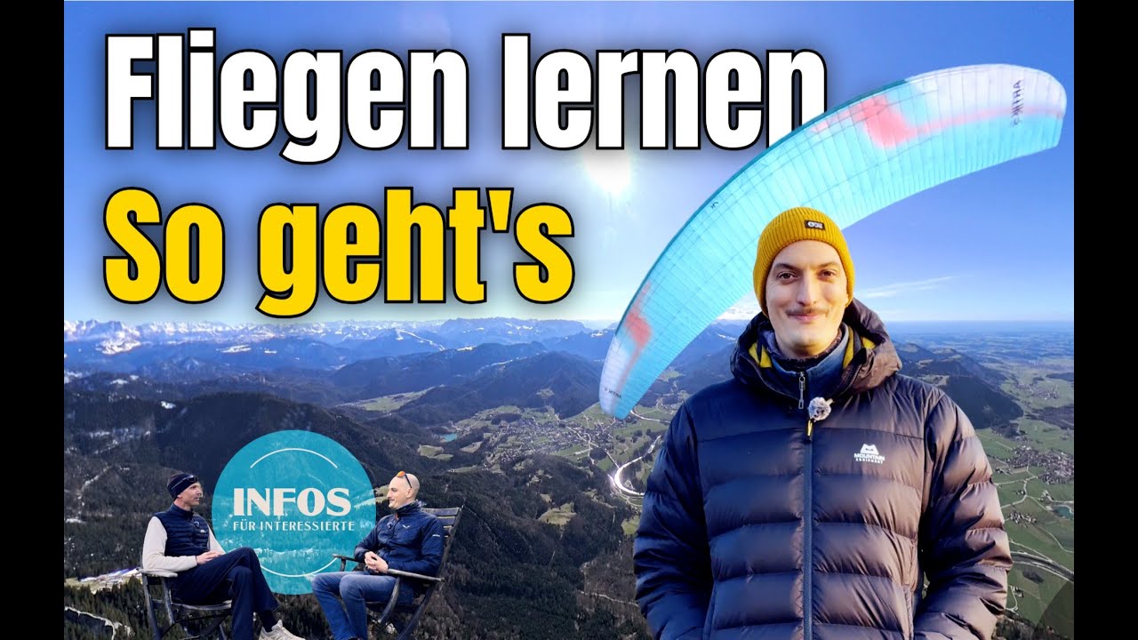 Gleitschirmfliegen lernen: Kosten, Ausbildung & Tipps f&uuml;r Einsteiger | Interview & Erfahrungen