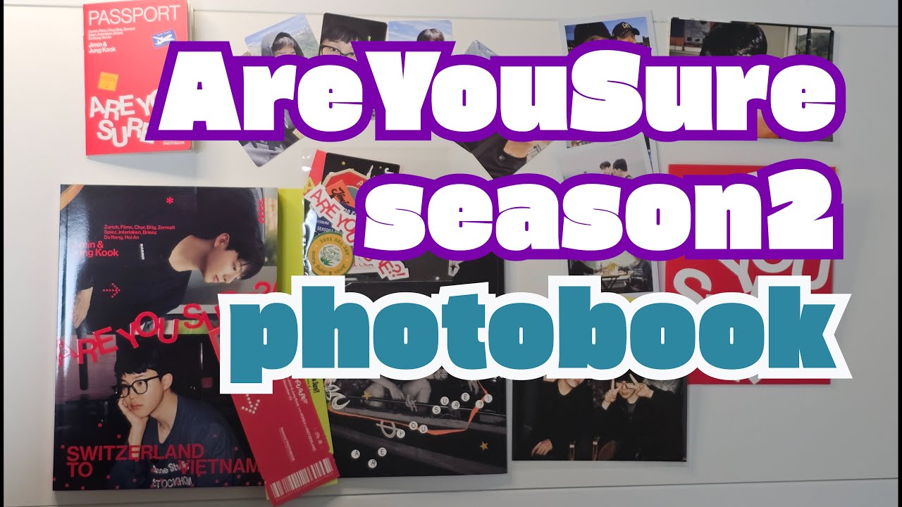 [BTS - AreYouSure Season2 photobook] 이게맞아?! 시즌2 포토북 언박싱/지민정국/ JiminxJungKook