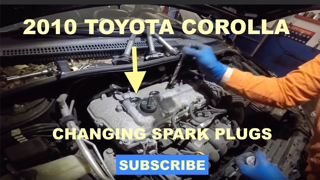 How to change Spark Plugs on 2010 corolla