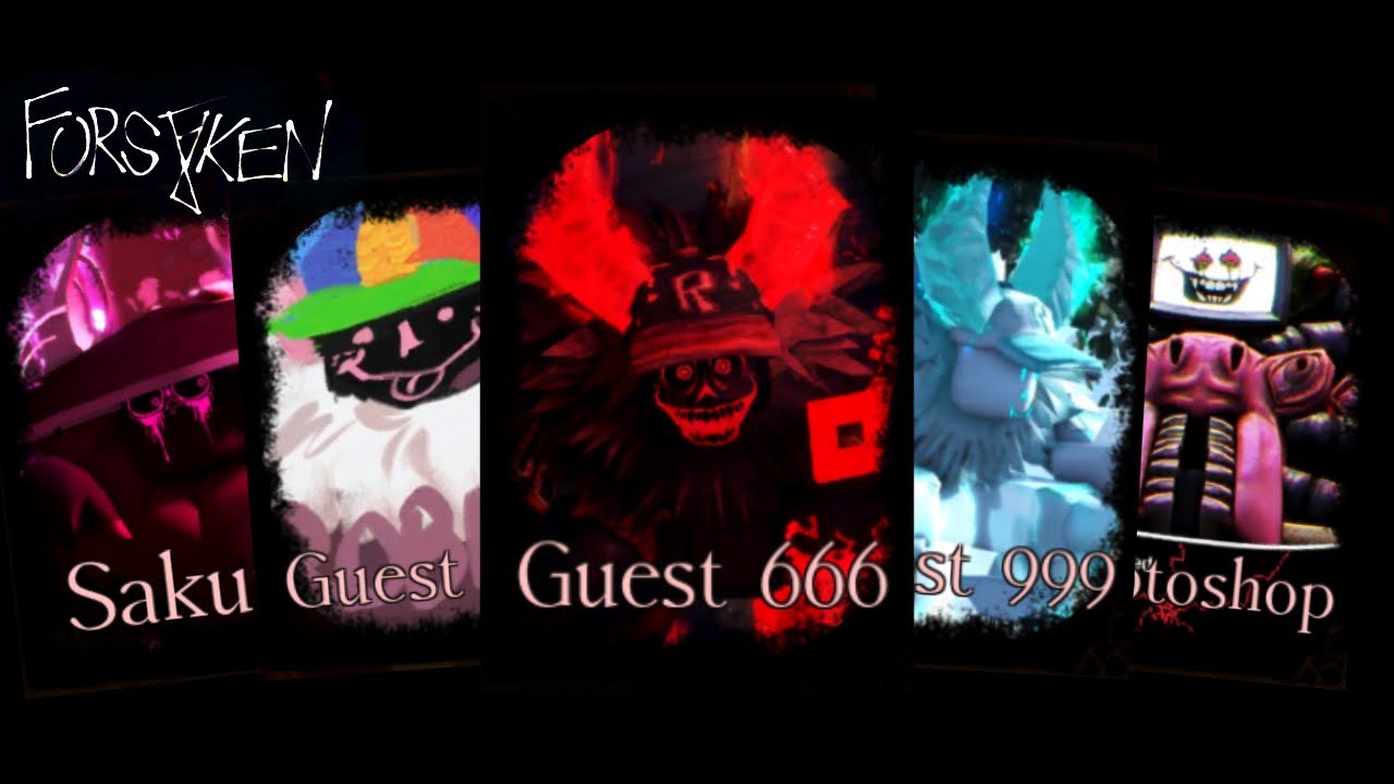 EVERY GUEST 666 SKIN! (Guest 666 Update) | Roblox Forsaken
