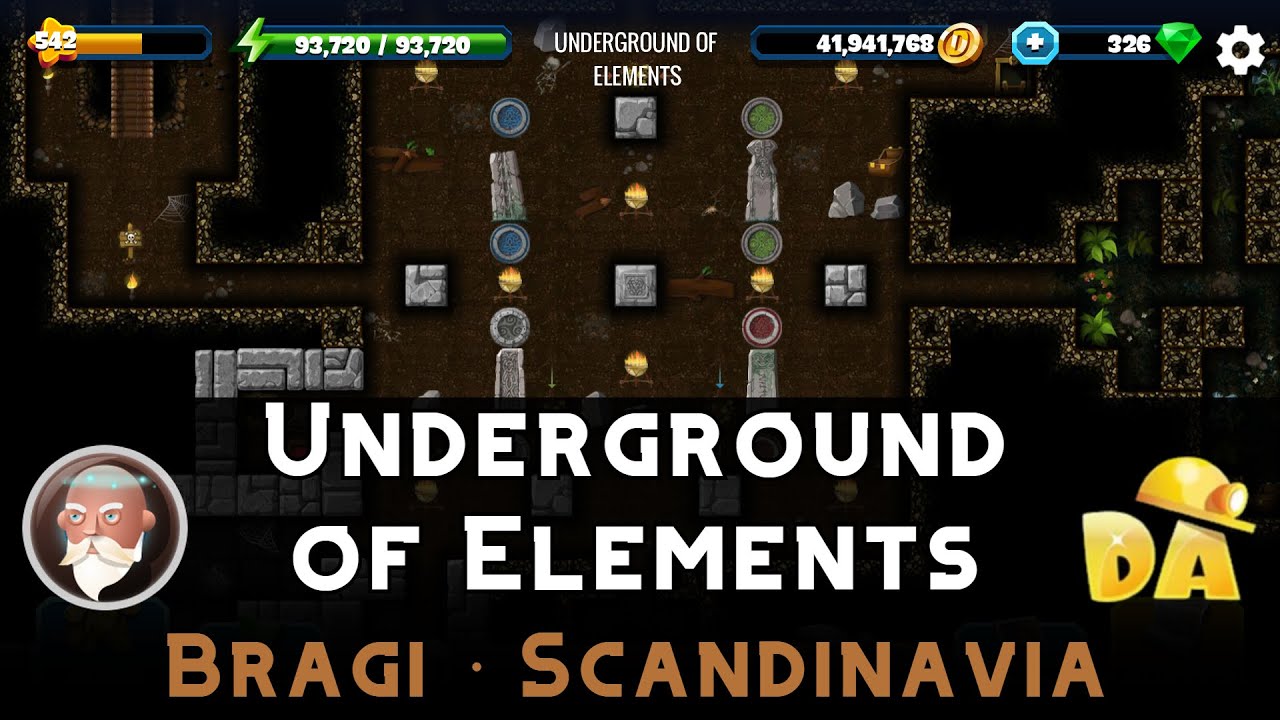 Underground of Elements | Bragi #17 | Diggy's Adventure