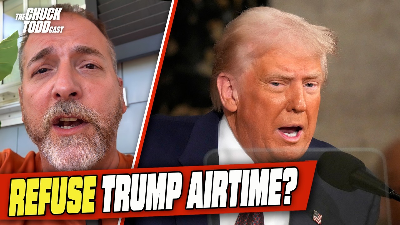 Стоит ли телеканалам ОТКАЗАТЬСЯ от трансляции вечернего выступления Трампа? | Подкаст Чака Тодда ...